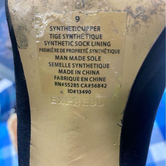 Express faux suede/leather ankle boots - Picture 11 of 12